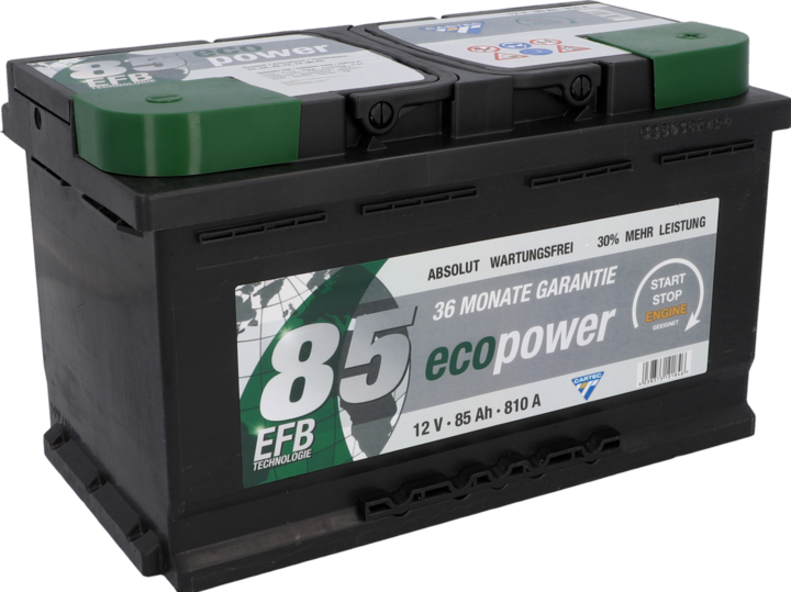 Actual product image Cartec Eco Power 85 EFB (12 V, 85 Ah, 800 A)