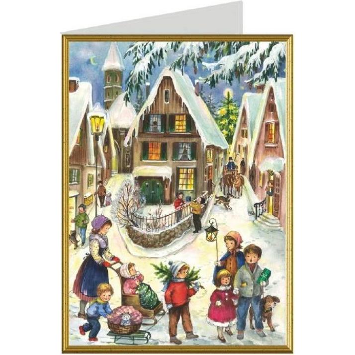 Richard Sellmer, Grusskarte + Briefpapier, 99001 - Weihnachtskarte - Weihnachten mit Familie