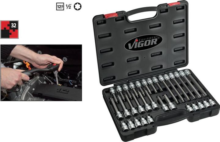 Productafbeelding Vigor Binnenste TORX dopsleutelbit