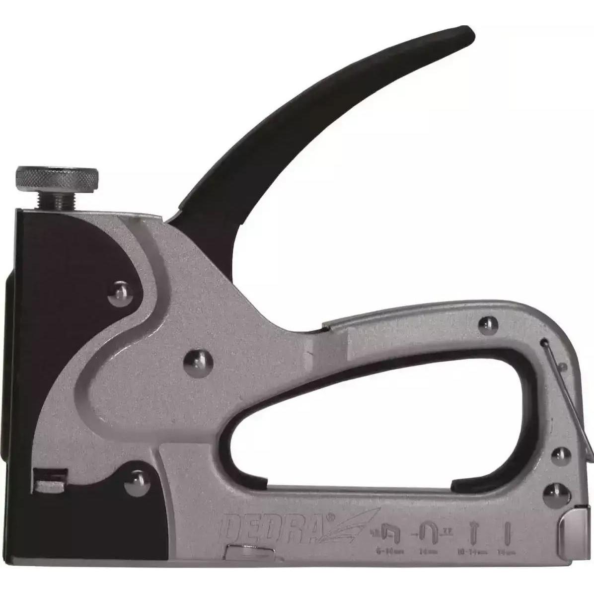 Dedra, Heftgerät, Manueller Polsterhefter 4 in 1 6-14 mm einstellbare Antriebskraft (11Z003)