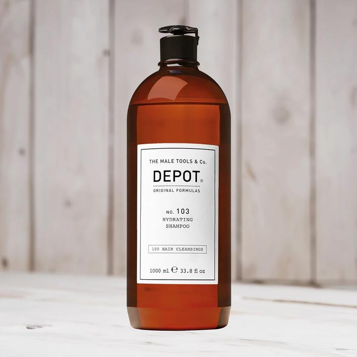 Actual product image Depot No. 103 Hydrating Men Non-Professional Shampoo 1000 ml (Liquid shampoo, 1000 ml)