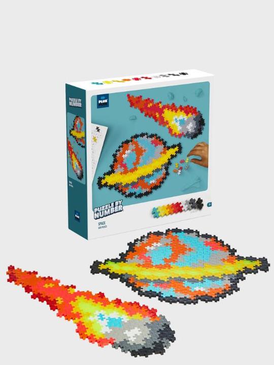 Actual product image Plus-Plus Puzzle By Number Space 500pcs - (3912) (500 pieces)