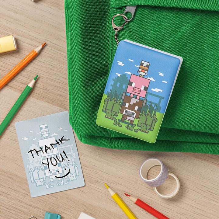 Immagine prodotto Paladone Products Paladone Minecraft Mini Puffy Notepad Keyring (108 x 70 mm)