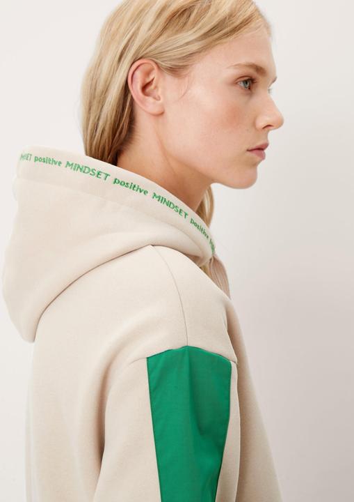 Produktbild s.Oliver Sweatshirt Sweater mit Kontrast-Details (M)
