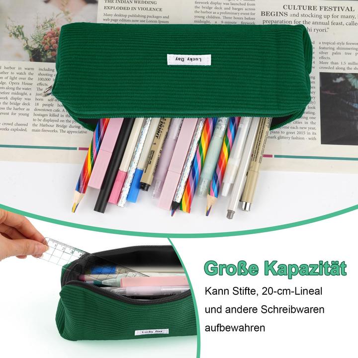 Immagine prodotto Only-Bags.Store Federmäppchen, Federmäppchen Kordelstoff