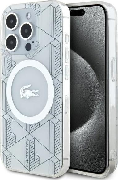 Produktbild Lacoste LCHMP15XUBSH iPhone 15 Pro Max 6.7" farine hardcase IML Blend Monogram MagSafe (Apple iPhone 15 Pro Max)