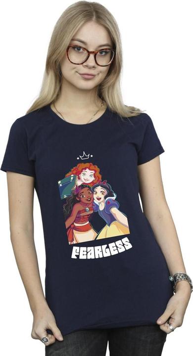 Actual product image Disney Womens/Ladies Princess Fearless Cotton T-Shirt (M)