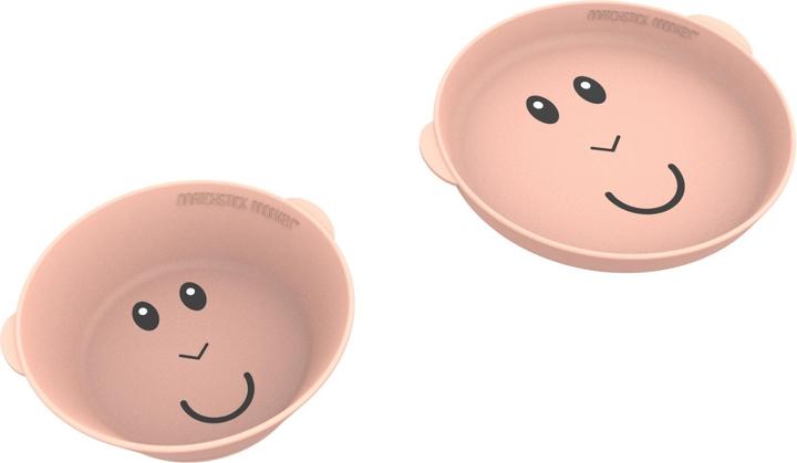 Matchstick Monkey Meal time plate & bowl monkey with integrated suction base
