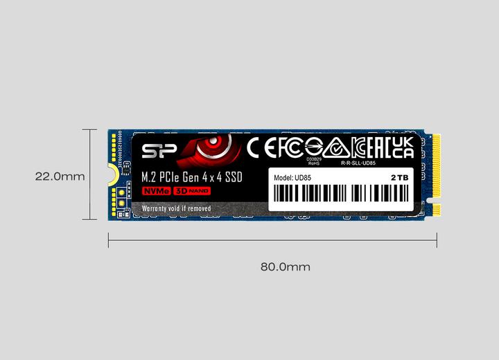 Actual product image Silicon Power UD85 (1000 GB, M.2 2280)