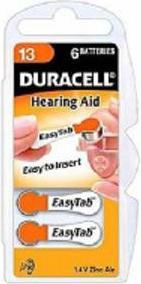 Produktbild Duracell Electronics Easy Tab (6 Stk., A312 / 312 / PR41 / V312A / DA312 / 312A, 185 mAh)
