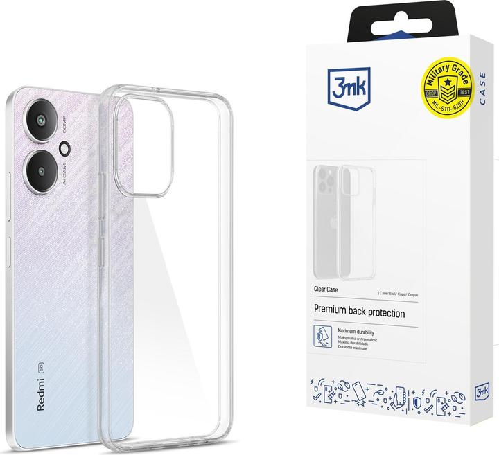 Actual product image 3MK Redmi 13C 5G - Clear Case (Xiaomi Redmi 13C 5G)