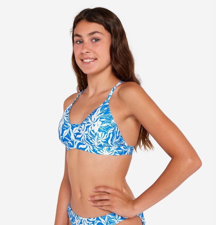Immagine prodotto Olaian Bikini-Oberteil Mädchen Lizy Cobe blau/weiss (140)
