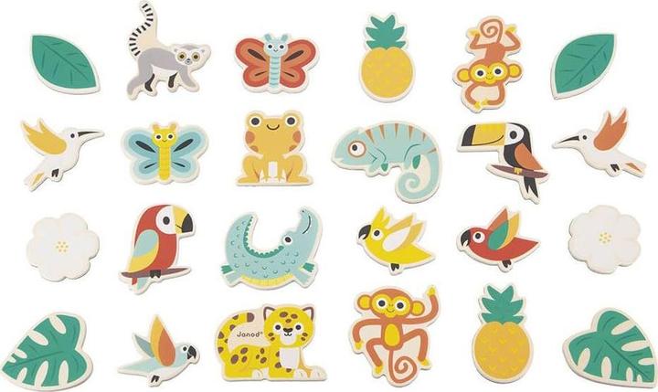 Produktbild Janod Tropik Magnete Stück (Deutsch, Englisch, Französisch, Italienisch, 2 - 5 Jahre)