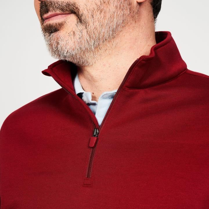 Actual product image Inesis Men's Golf Sweatshirt - mw500 burgundy (XXL)