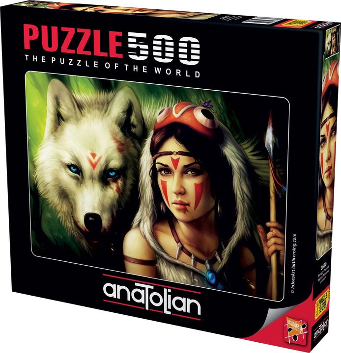 Actual product image Anatolian 3600 puzzle 500 pcs. Huntress Princess by JoJoesart (500 pieces)