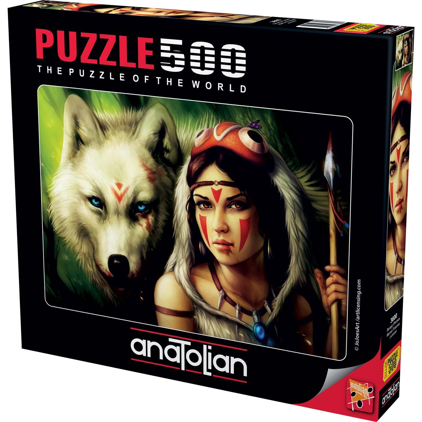 Anatolian 3600 puzzle 500 pcs. Huntress Princess by JoJoesart (500 Teile)