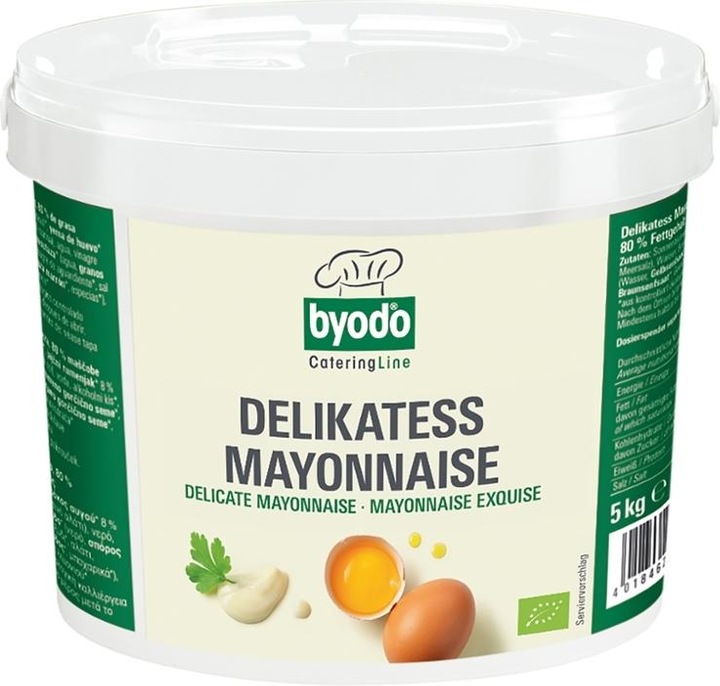 Produktbild Byodo Delikatess Mayonnaise 80 - Eimer (5000 g)