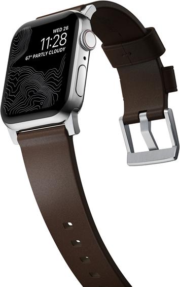 Produktbild Nomad Modern Connector Strap (44 mm, 45 mm, 46 mm, 49 mm, Edelstahl, Leder)