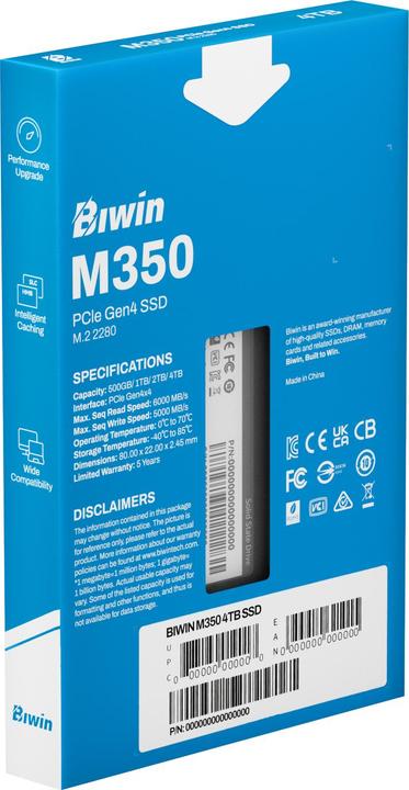 Immagine prodotto Acer M350 (4000 GB, M.2 2280)