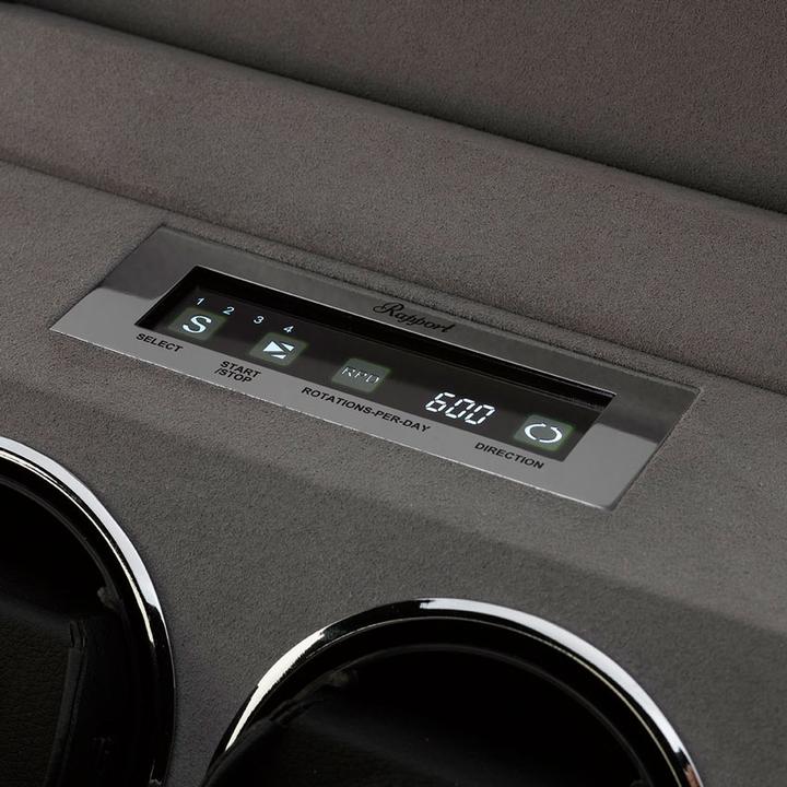 Produktbild Rapport London Perpetua III Quad Watch Winder Touch Screen Black (4x)