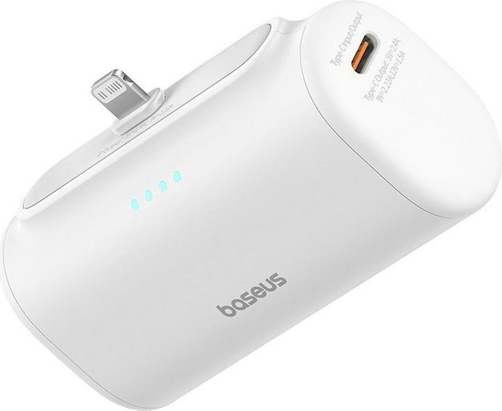 Immagine prodotto Baseus Powerbank OS-Baseus Compact IP 5000mAh 20W (white) (5000 mAh, 20 W, 18.50 Wh)