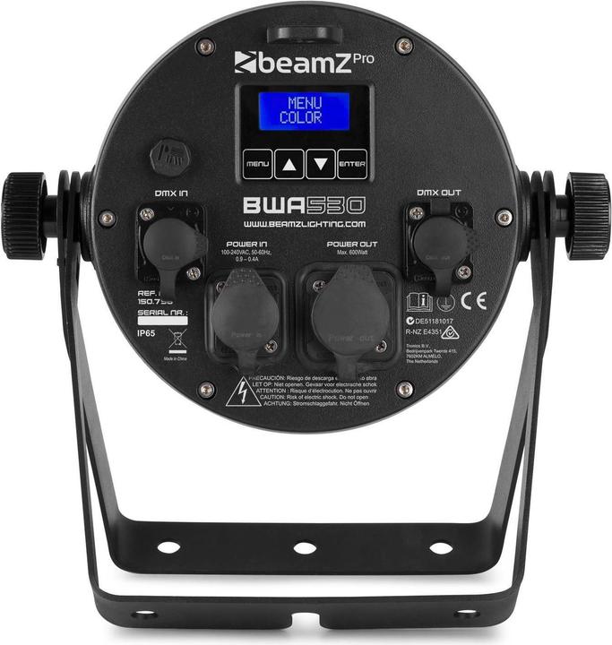 Actual product image BeamZ BWA530 Alu IP65 LED PAR (10 W, LED)