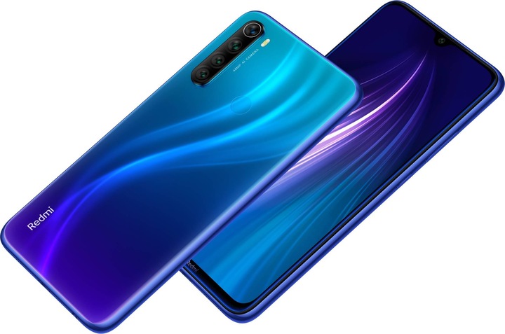 Actual product image Xiaomi Redmi Note 8 (64 GB, Neptune Blue, 6.30", Dual SIM, 48 Mpx, 4G)