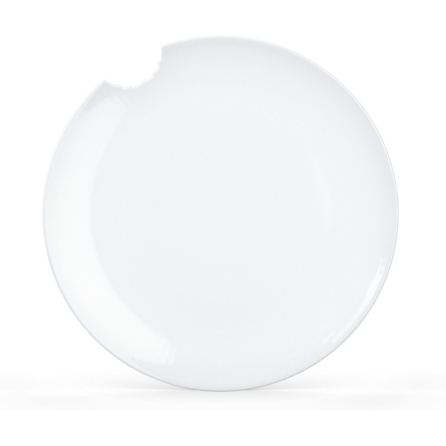 58 Products Teller mit Biss, Teller, Weiss