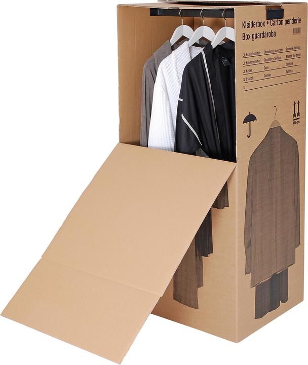 Produktbild GuGus Kleiderbox mit Kleiderstange (60 x 52 x 133.5 cm)