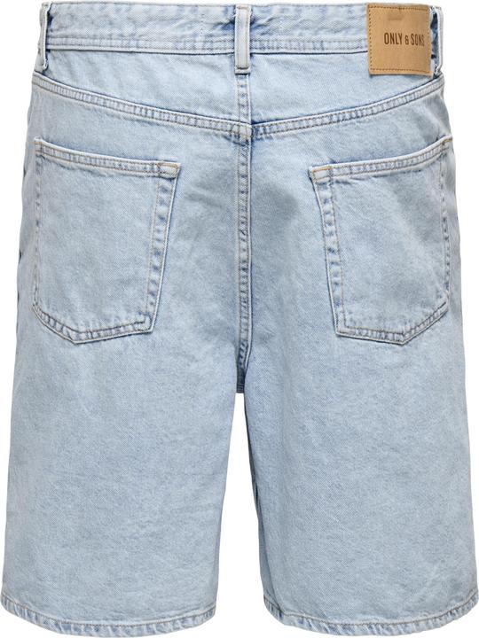 Immagine prodotto Only & Sons ONSFADE Mittlere Taille Locker geschnitten Shorts Jeans-Shorts (L)