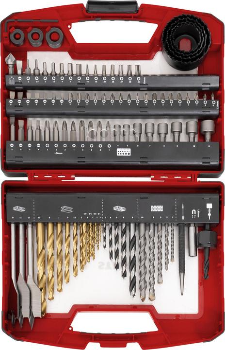 Actual product image Stier TiN drill, saw and bit set 100 pieces (100 pieces)