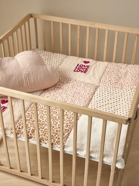 Produktbild Vertbaudet Baby Spieldecke/Laufstalleinlage LOVELY LEO in Patchwork-Optik