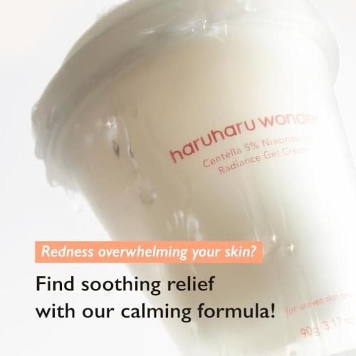 Actual product image Haruharu Wonder Centella 5% Niacinamide Radiance Gel Cream - 90g (90 ml, Face gel)