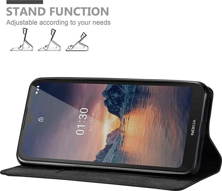 Produktbild Cadorabo Book Invisible Magnet Cover (Nokia 1.3)