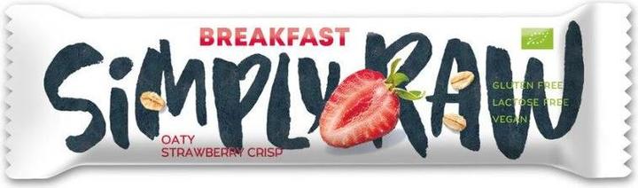 Simply Raw Colazione Barre a base di avena e fragole (1 pz., 40 g)