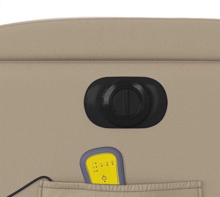 Produktbild vidaXL Massagesessel Fernsehsessel Relaxsessel Elektrisch Cappuccino-Braun