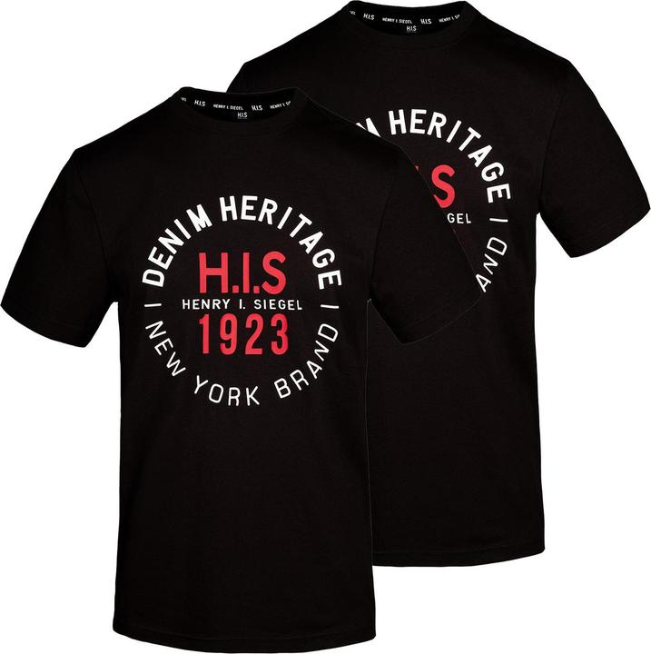 Actual product image H.I.S. T-Shirt Denim Heritage Big Logo (L)