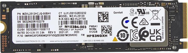 Image du produit HP SSD, 512 Go PCIe, 4x4 NVMe G11 (512 Go, M.2 2280)