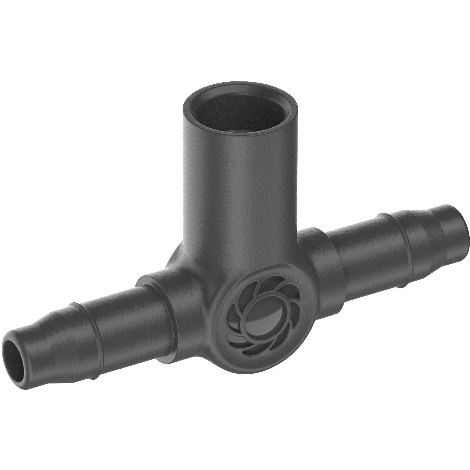 Gardena, Bewässerungssystem, Micro-Drip-System T-Stück (Tropfbewässerung Verbinder + Abzweiger)