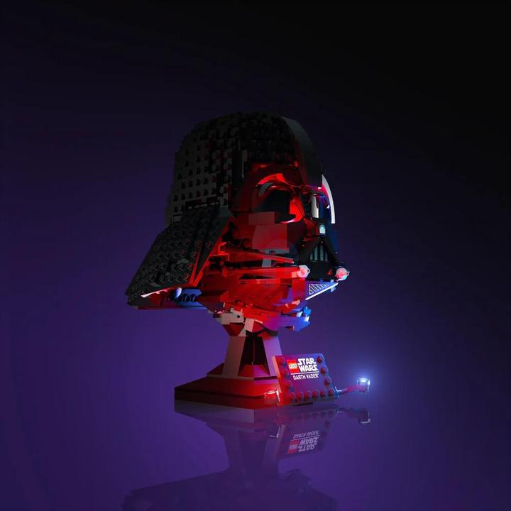 Image du produit Light my bricks LMB 2.0 Kit de lumière pour LEGO® 75304 Star Wars Le casque de Dark Vador
