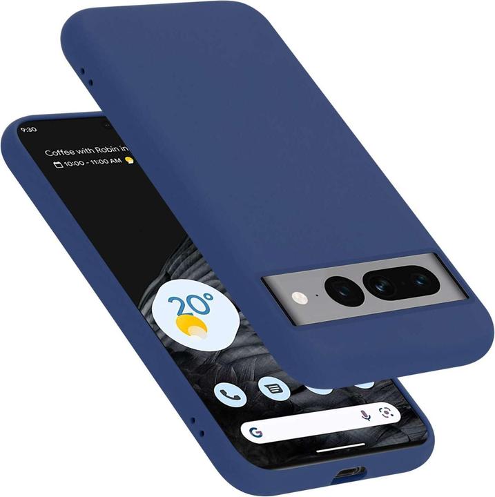Cadorabo copertura protettiva per Google PIXEL caso in blu telefono cellulare caso TPU custodia in silicone caso di copertura