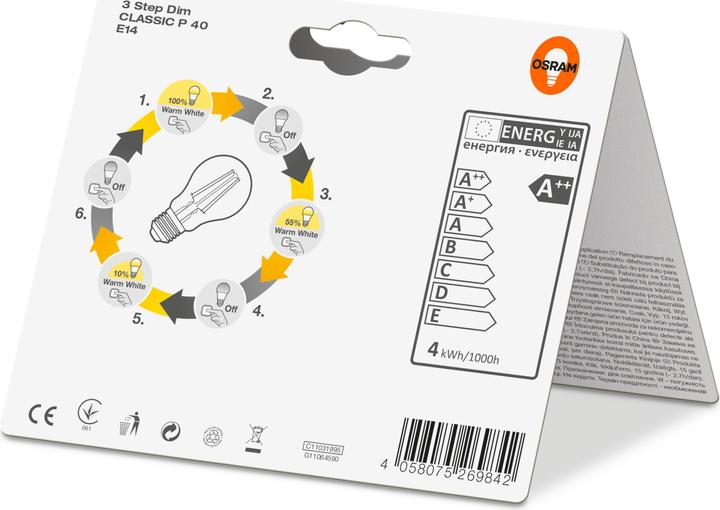Produktbild Osram Three Step (E14, 470 lm, 1x)