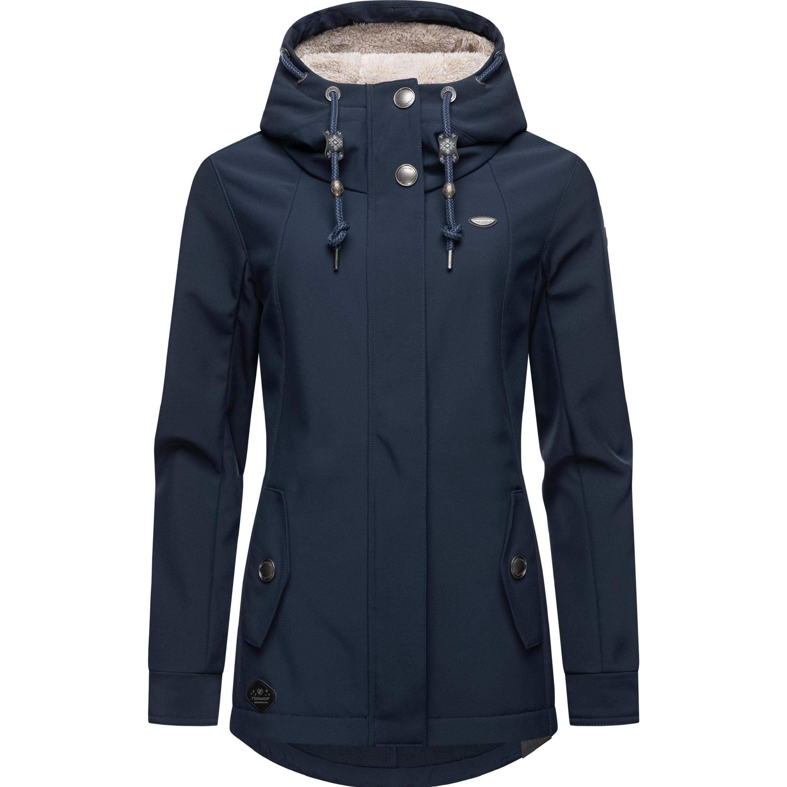 Ragwear, Damen, Jacke, Monadde Softshell (M), Blau, M