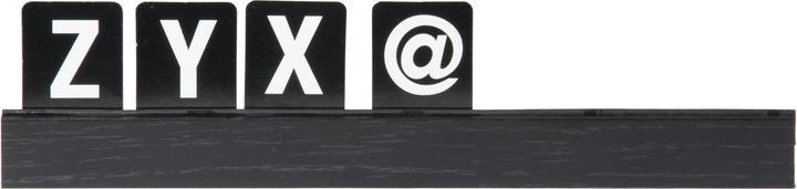 Produktbild Securit Buchstabenleiste schwarz (1.5 x 35.5 x 30 cm)