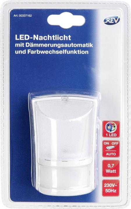 Actual product image REV LED night light