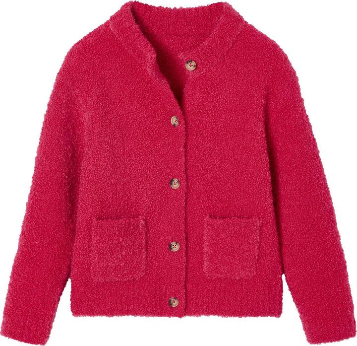 Produktbild Vertbaudet Strickjacke Mädchen, Bouclé-Strick, Rundhalsausschnitt (92)