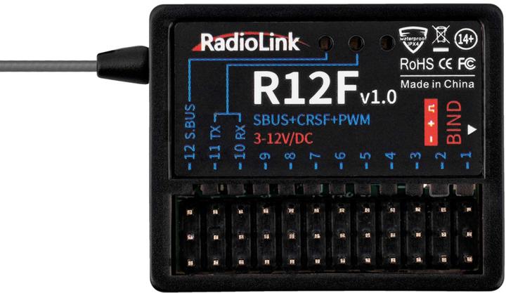 Image du produit RadioLink Sender T12D mit Empfänger R12F
