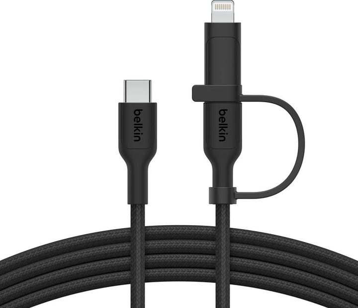 Actual product image Belkin 2-in-1 cable (1.50 m, USB 2.0, 60 W)