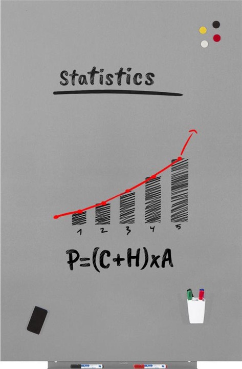 Actual product image Rocada Whiteboard module, PRO version - sheet steel, coated,. (100 x 150 cm)