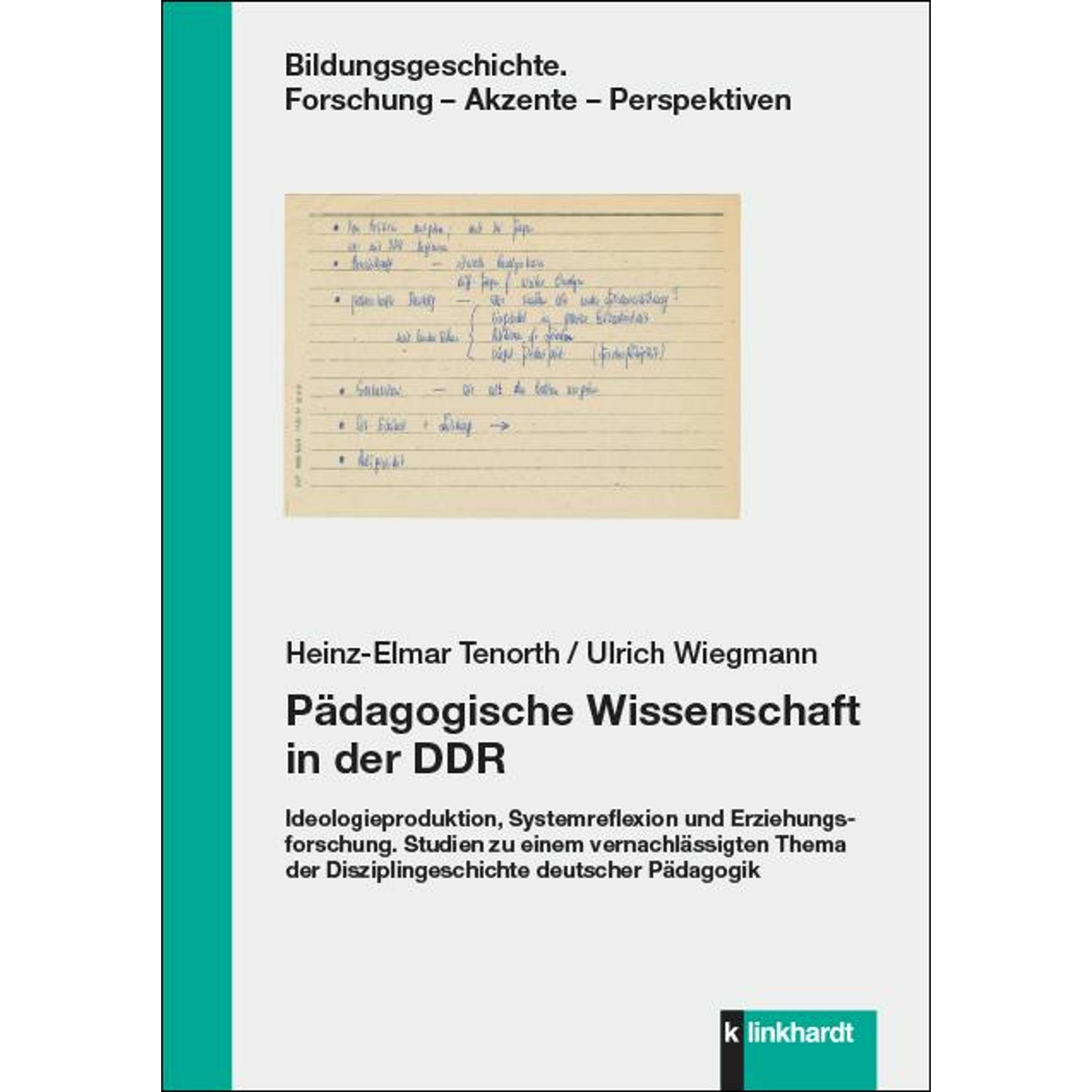 Thumbnail - Pädagogische Wissenschaft in der DDR, Fachbücher von Heinz-Elmar Tenorth, Ulrich Wiegmann